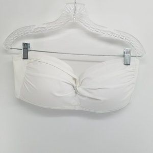 White padded bikini top size 14